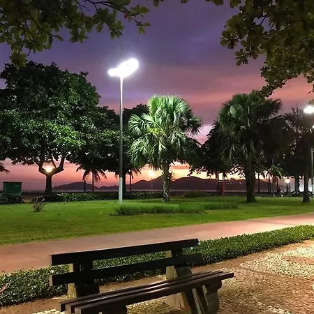Sala Living Em Predio Familiar Na Av Da Praia Santos  Exterior foto